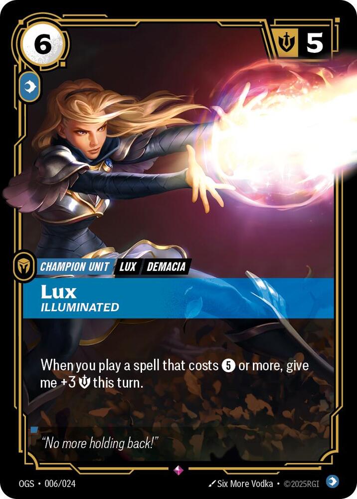 Lux Illuminated 006/024 (Origins: Proving Grounds) 