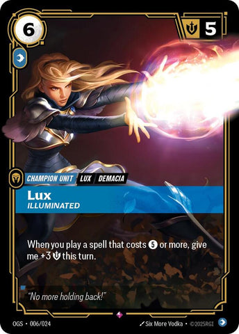 Lux Illuminated 006/024 (Origins: Proving Grounds) 