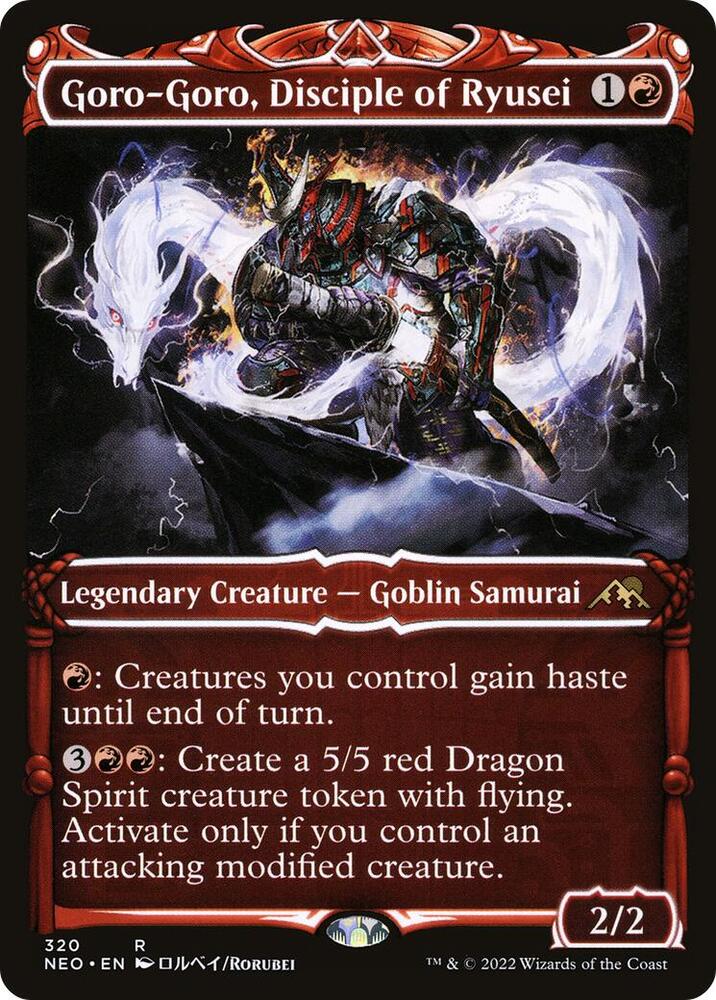 Goro Goro Disciple of Ryusei Showcase (Kamigawa: Neon Dynasty) 
