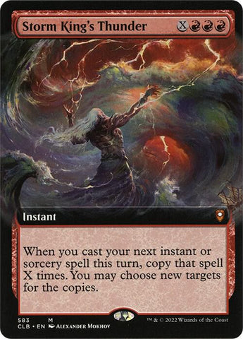 Storm Kings Thunder Extended Art 583 (Commander Legends: Battle for Baldur's Gate) 