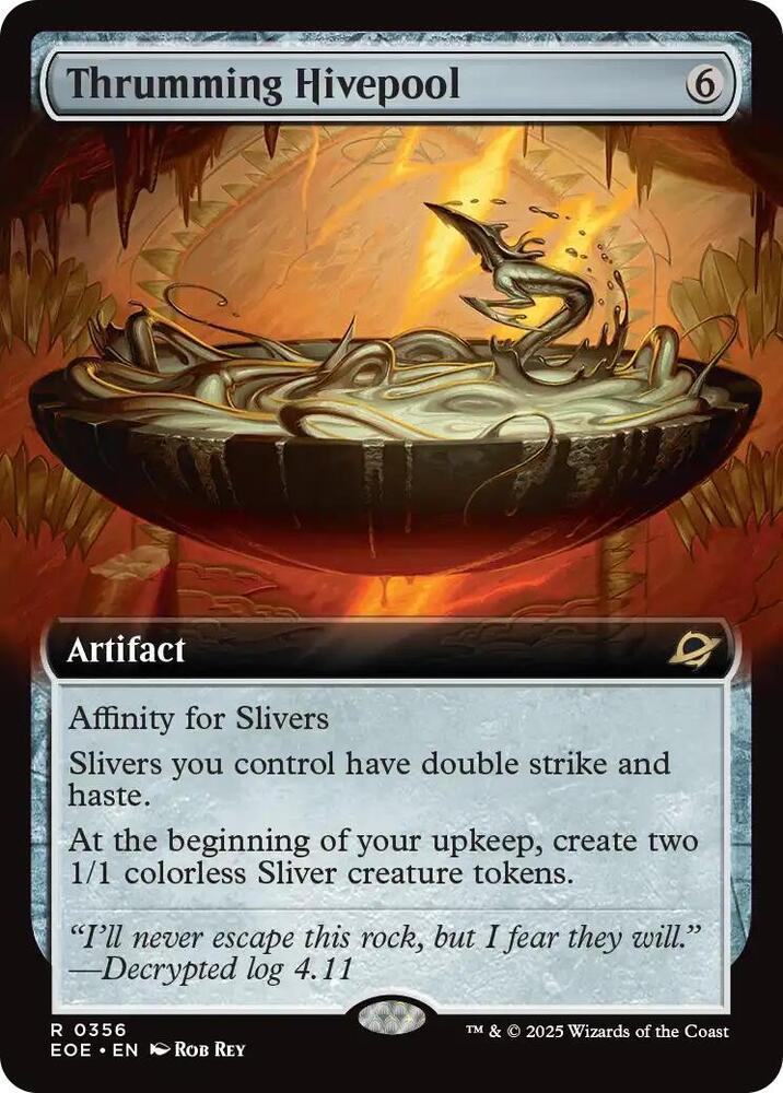 Thrumming Hivepool Extended Art (Edge of Eternities)  - Foil