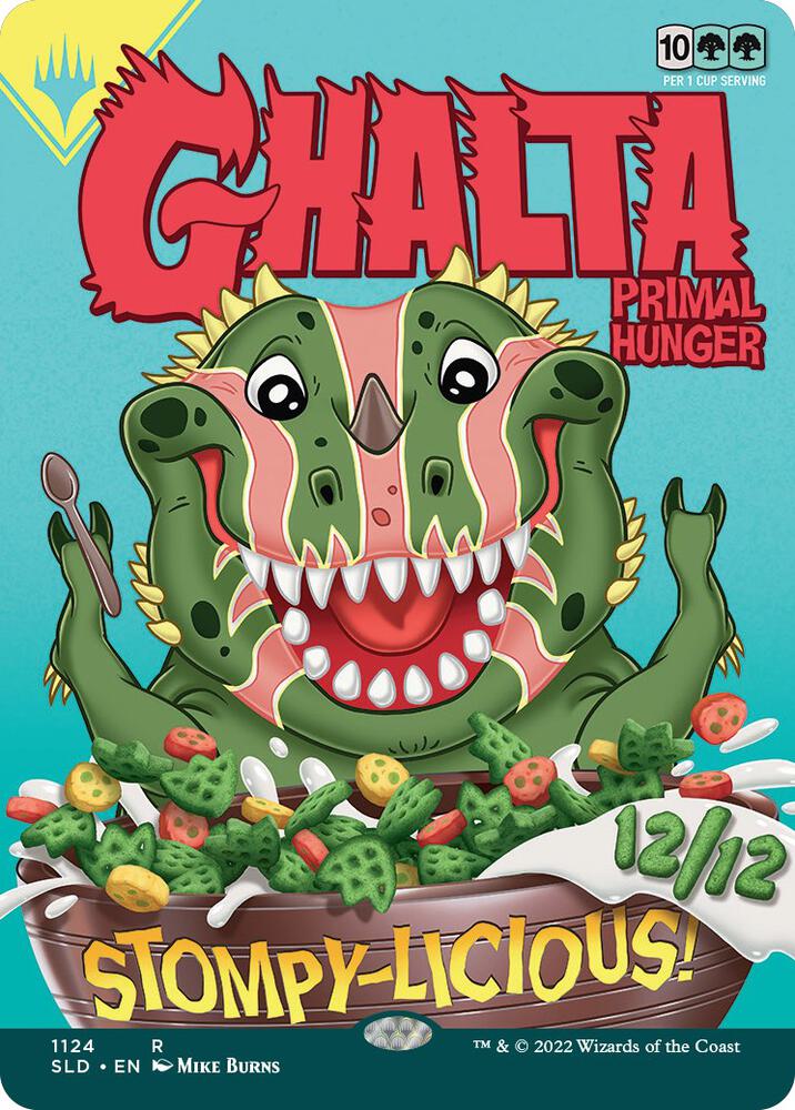 Ghalta Primal Hunger 1124 (Secret Lair Drop Series)  - Borderless Foil