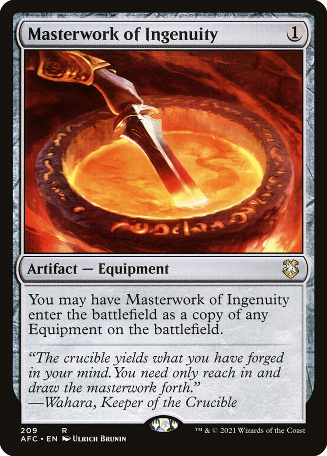 Masterwork of Ingenuity (Commander: Adventures in the Forgotten Realms) 