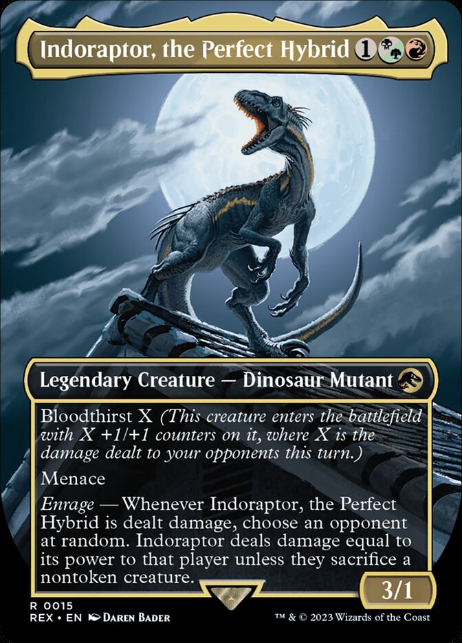 Indoraptor, the Perfect Hybrid (Universes Beyond: Jurassic World Collection) 