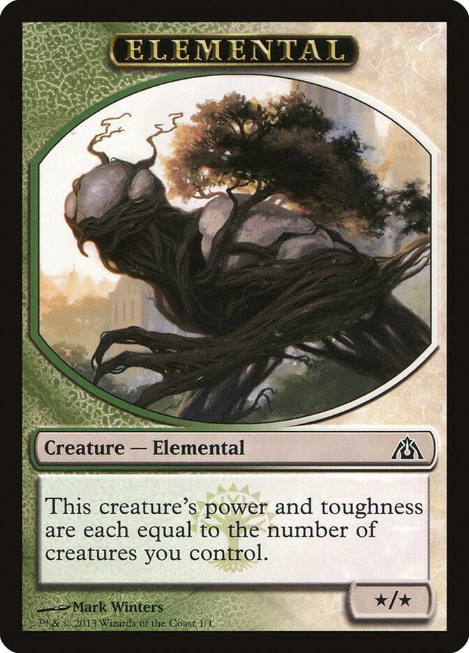 Elemental Token 1 (Dragon's Maze) 
