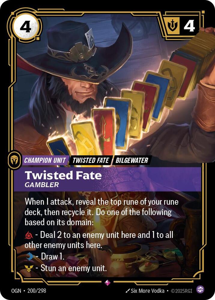 Twisted Fate Gambler (Origins)  - Foil