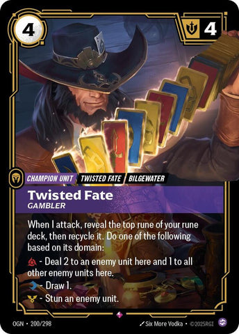 Twisted Fate Gambler (Origins)  - Foil