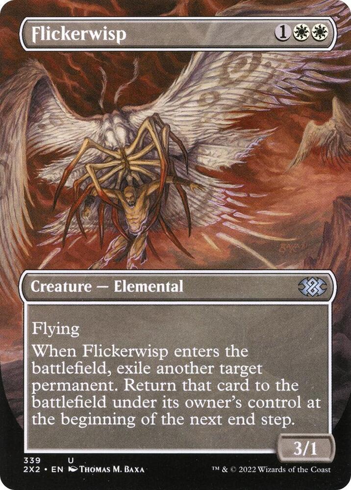 Flickerwisp Borderless (Double Masters 2022)  - Foil