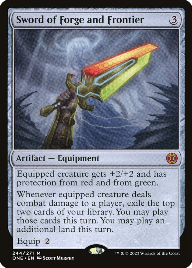 Sword of Forge and Frontier (Phyrexia: All Will Be One) 