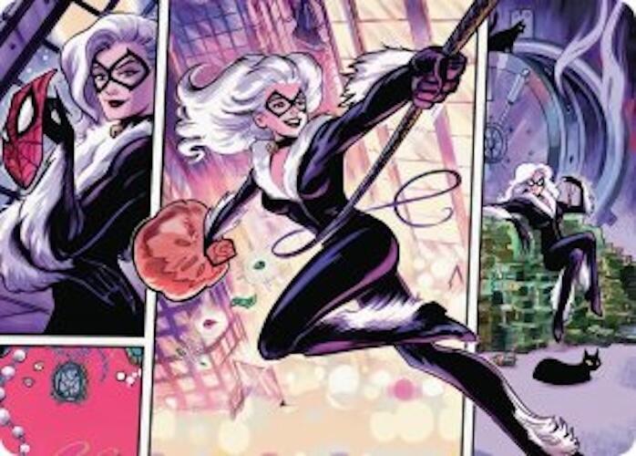Black Cat Cunning Thief Art Card 44 (Art Series: Marvel's Spider-Man) 