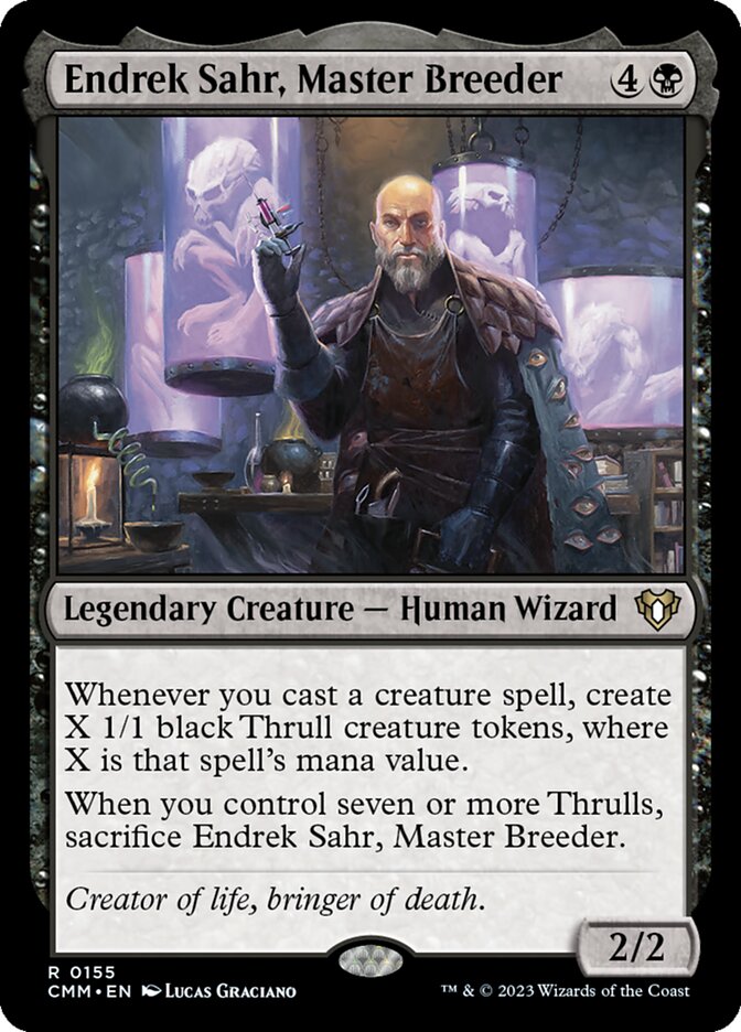 Endrek Sahr, Master Breeder (Commander Masters) 