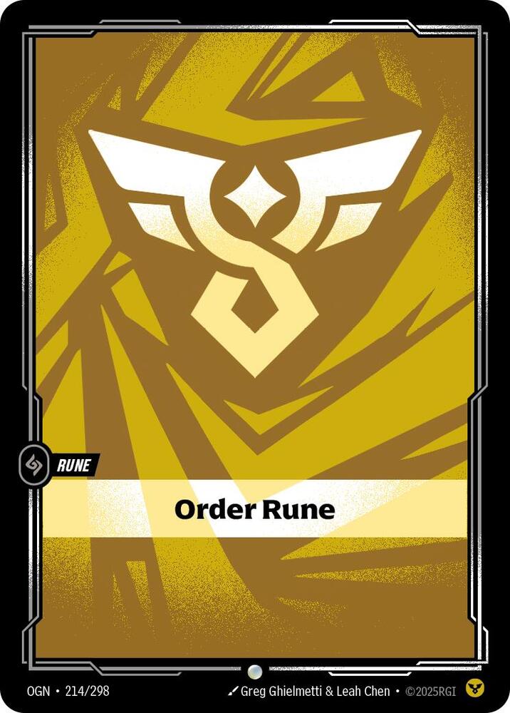 Order Rune (Origins) 