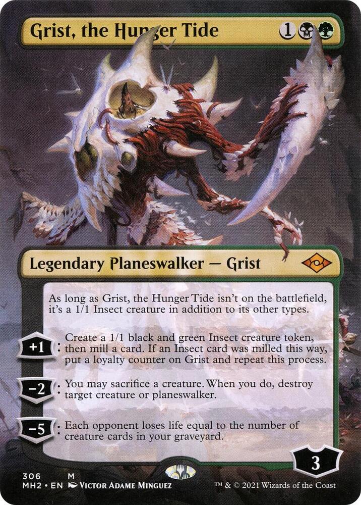 Grist the Hunger Tide Borderless 306 (Modern Horizons 2)  - Foil