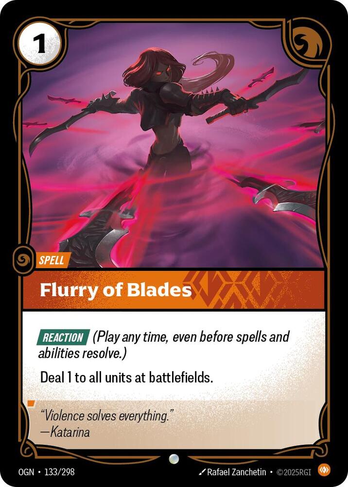 Flurry of Blades (Origins)  - Foil