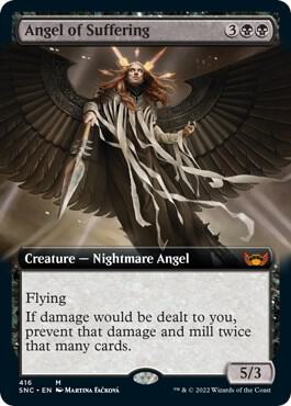 Angel of Suffering Extended Art 416 (Streets of New Capenna) 
