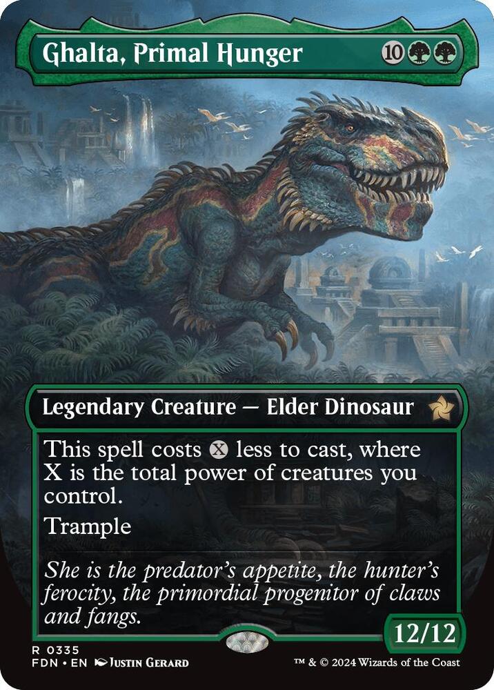 Ghalta Primal Hunger Borderless (Foundations) 