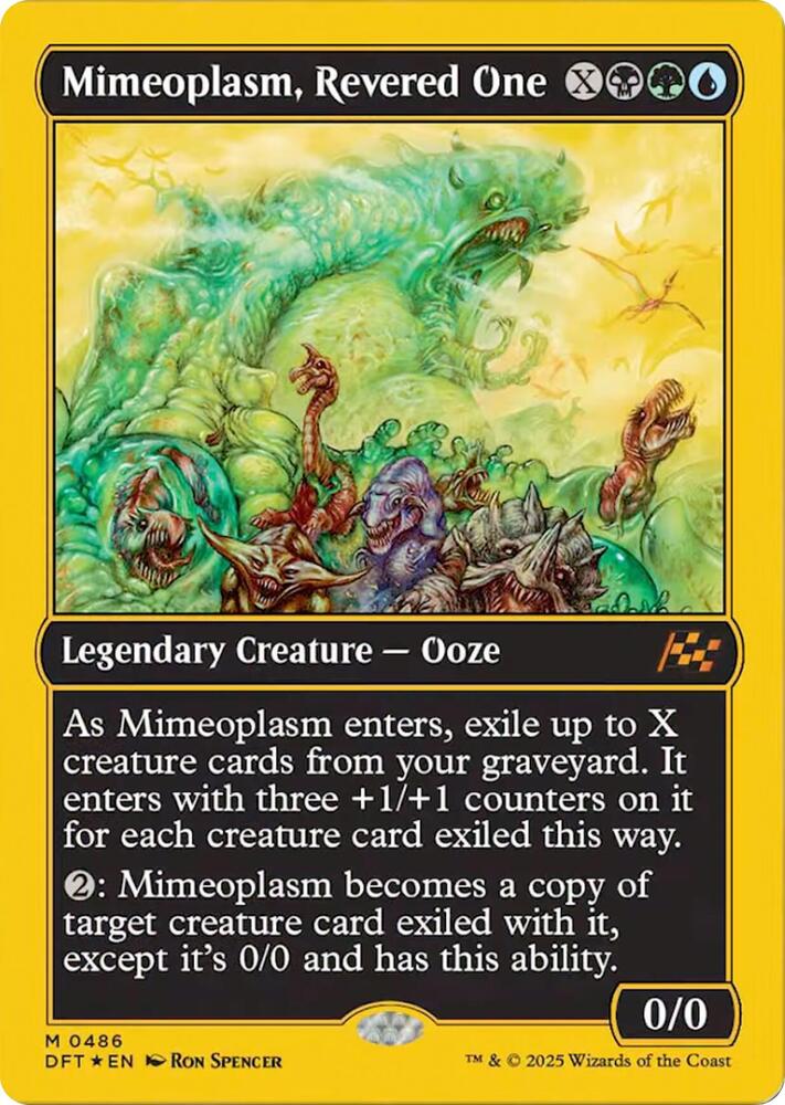 Mimeoplasm Revered One First Place Foil (Aetherdrift)  - Foil