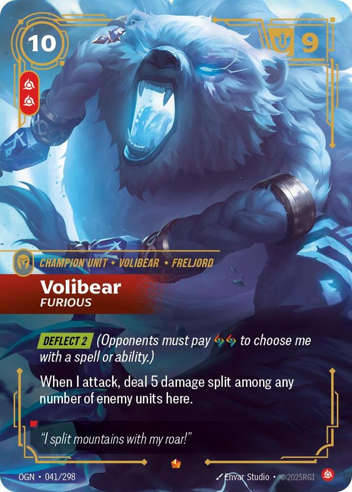 Volibear Furious (Origins)  - Foil