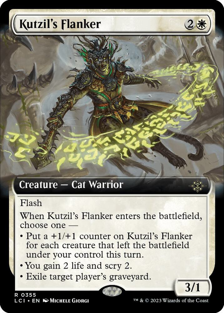 Kutzils Flanker Extended Art (The Lost Caverns of Ixalan)  - Foil