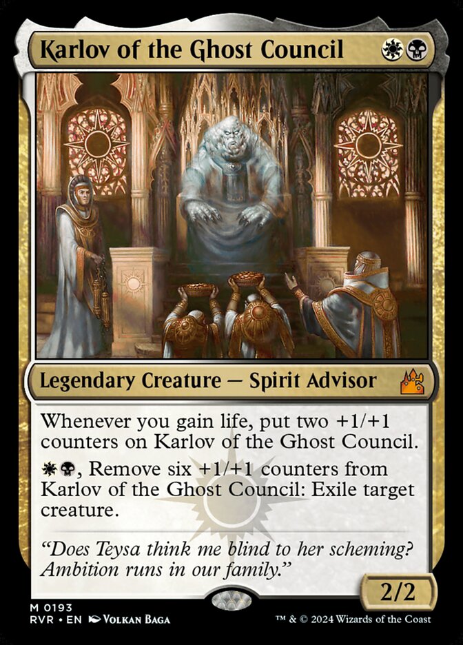 Karlov of the Ghost Council 193/291 (Ravnica Remastered) 