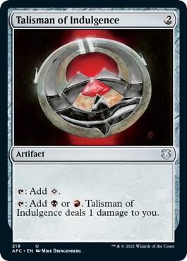 Talisman of Indulgence (Commander: Adventures in the Forgotten Realms) 