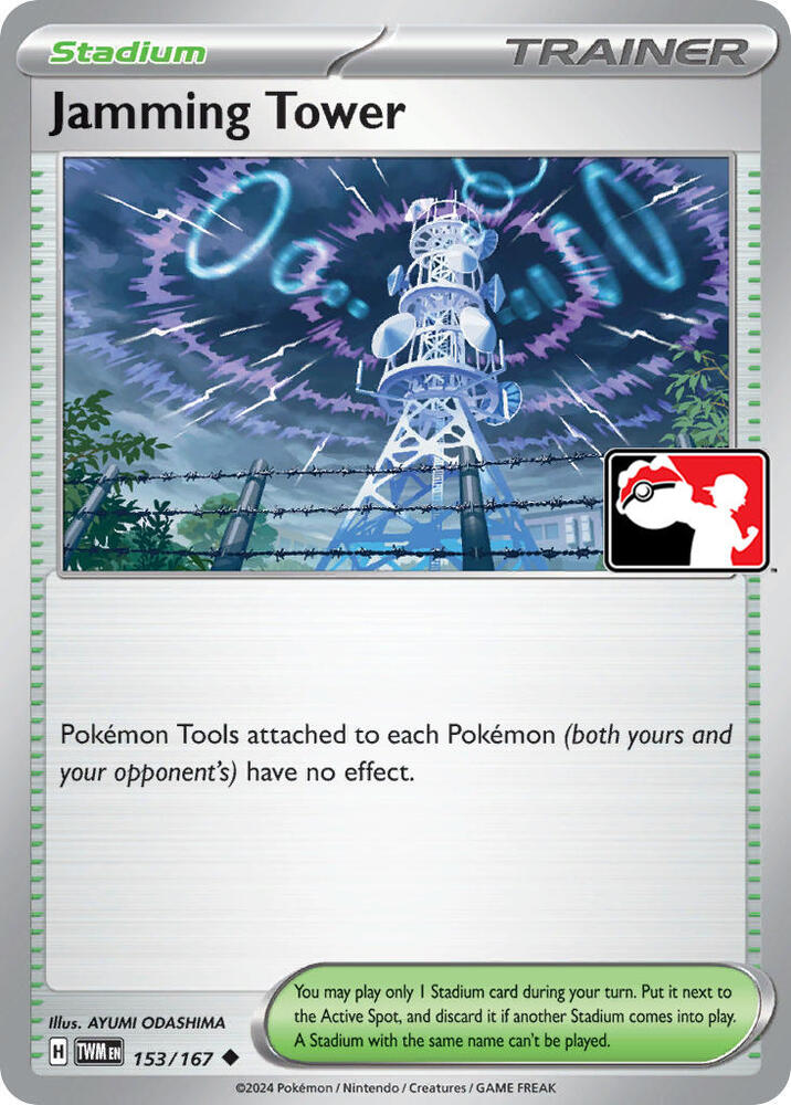 Jamming Tower Series 6/7 153/167 (Prize Pack Series Cards) 