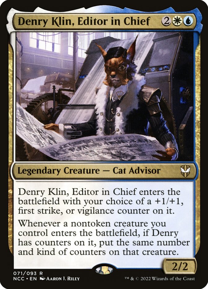 Denry Klin, Editor in Chief (Commander: Streets of New Capenna) 