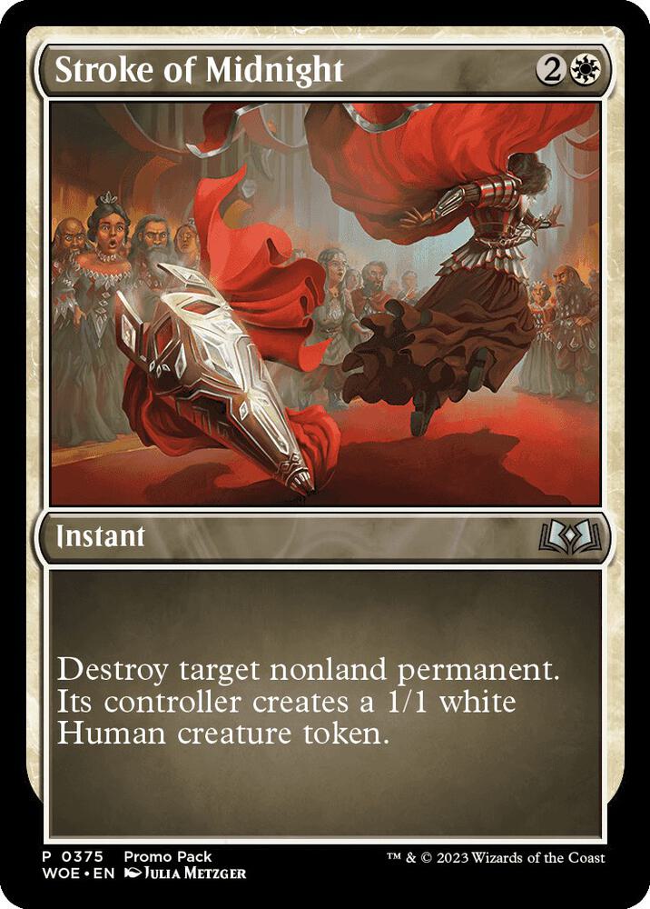 Stroke of Midnight (Promo Pack: Wilds of Eldraine)  - Foil