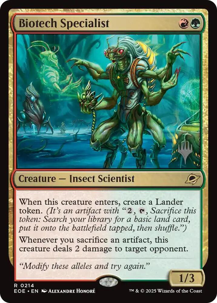 Biotech Specialist (Promo Pack: Edge of Eternities) 