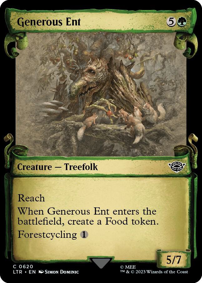 Generous Ent Showcase Scrolls (Universes Beyond: The Lord of the Rings: Tales of Middle-earth) 