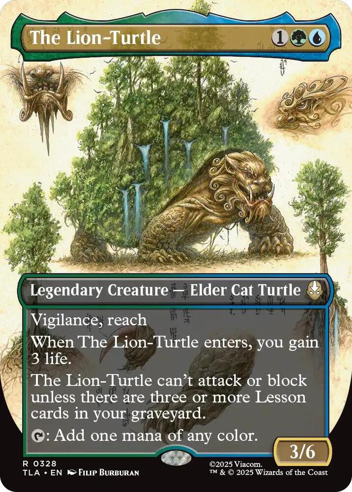 The Lion Turtle Borderless (Avatar: The Last Airbender) 
