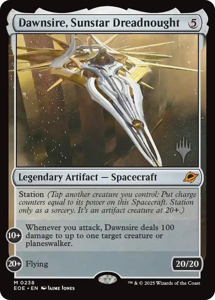 Dawnsire Sunstar Dreadnought (Promo Pack: Edge of Eternities)  - Foil