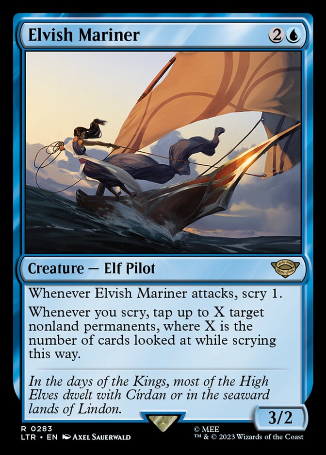 Elvish Mariner 283/281 (Universes Beyond: The Lord of the Rings: Tales of Middle-earth) 