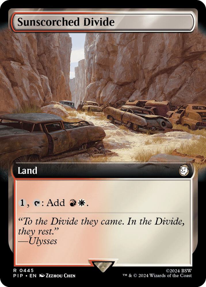 Sunscorched Divide Extended Art (Universes Beyond: Fallout)  - Foil