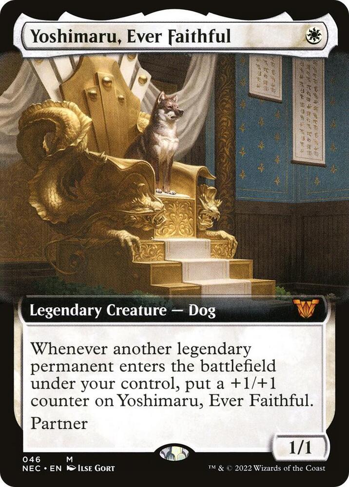 Yoshimaru Ever Faithful Extended Art (Commander: Kamigawa: Neon Dynasty) 