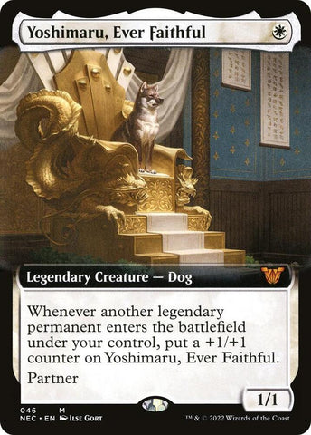 Yoshimaru Ever Faithful Extended Art (Commander: Kamigawa: Neon Dynasty) 