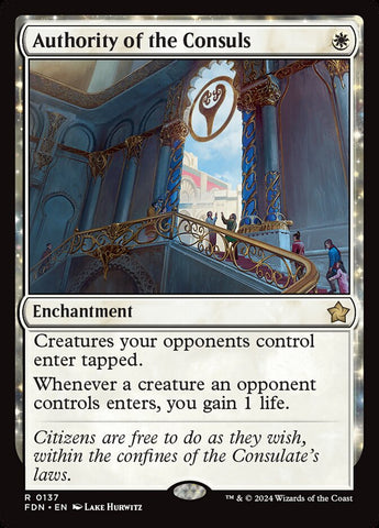 Authority of the Consuls (Foundations)  - Foil