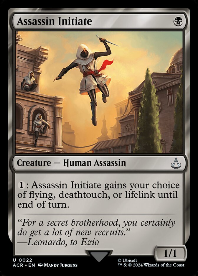 Assassin Initiate 22/110 (Universes Beyond: Assassin's Creed)  - Foil