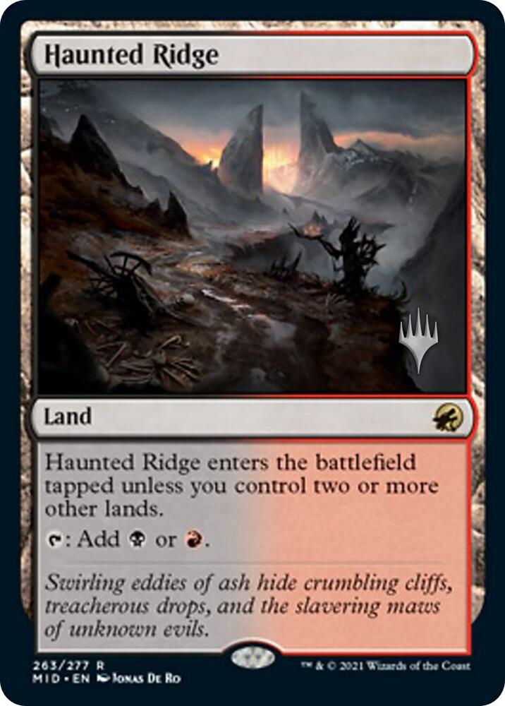 Haunted Ridge (Promo Pack: Innistrad: Midnight Hunt) 