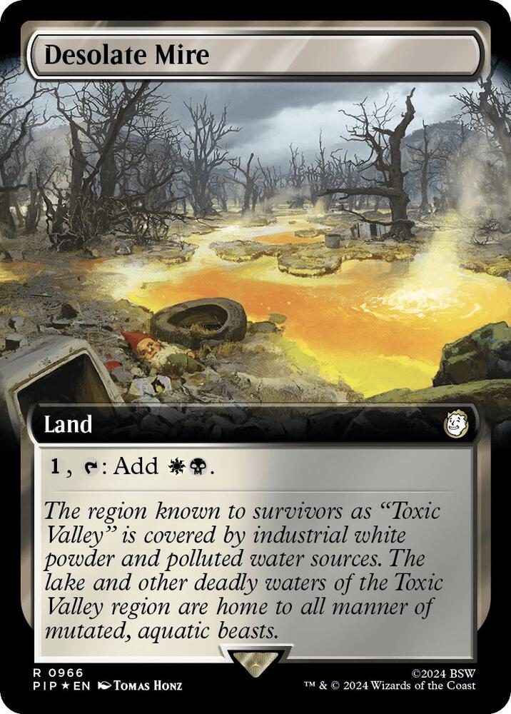 Desolate Mire Extended Art Surge Foil (Universes Beyond: Fallout)  - Foil
