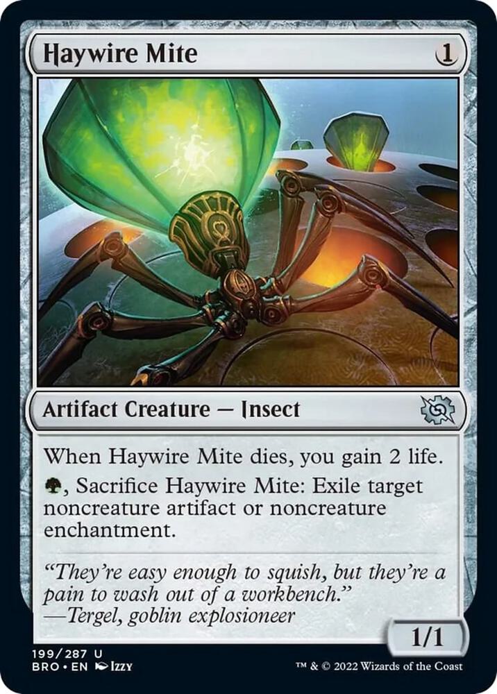 Haywire Mite (The Brothers' War)  - Foil