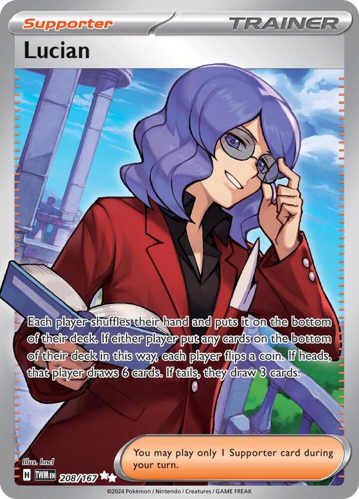 Lucian 208/167 (SV06: Twilight Masquerade)  - Holofoil