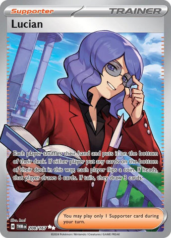 Lucian 208/167 (SV06: Twilight Masquerade)  - Holofoil