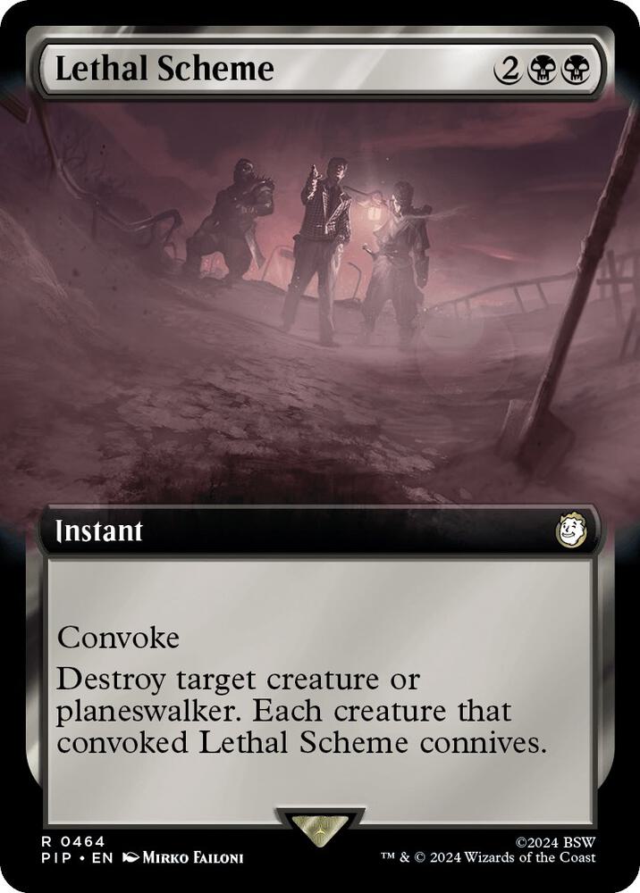 Lethal Scheme Extended Art (Universes Beyond: Fallout) 