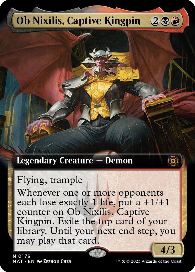 Ob Nixilis Captive Kingpin Extended Art (March of the Machine: The Aftermath) 