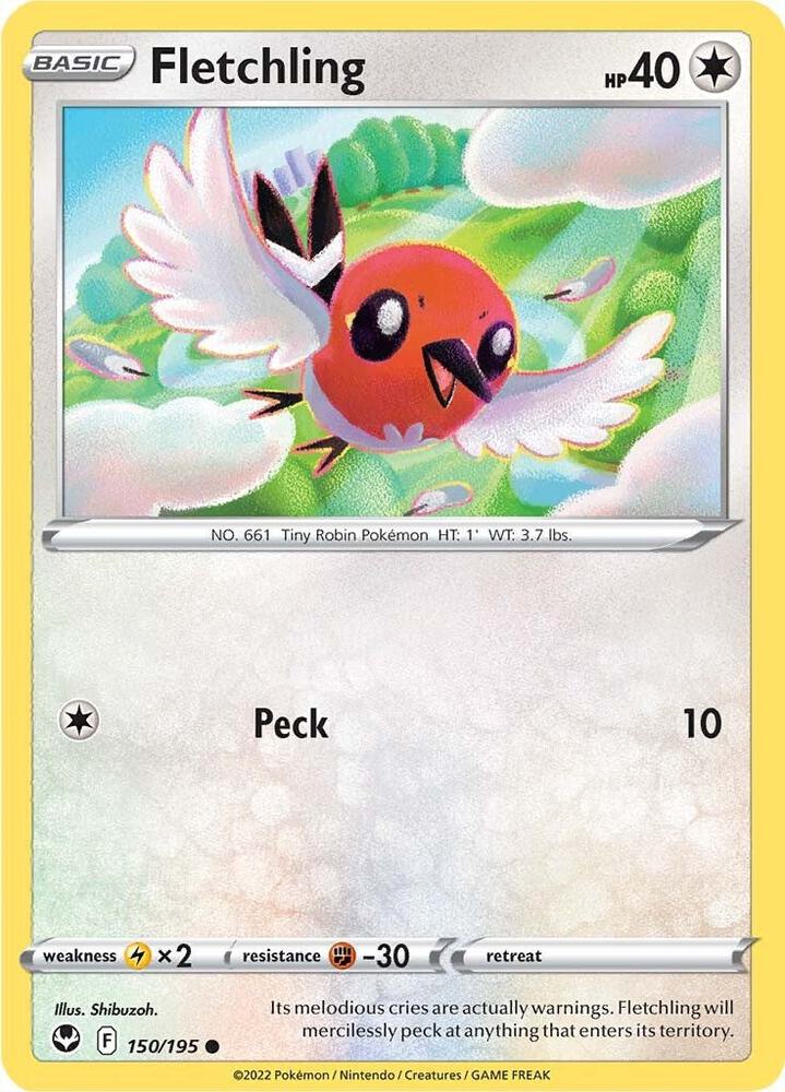 Fletchling 150/195 (SWSH12: Silver Tempest) 
