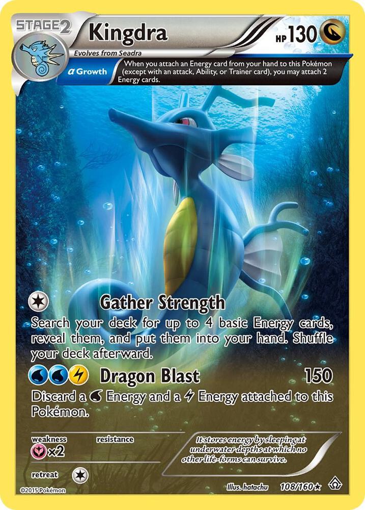 Kingdra 108/160 (XY - Primal Clash)  - Reverse Holofoil