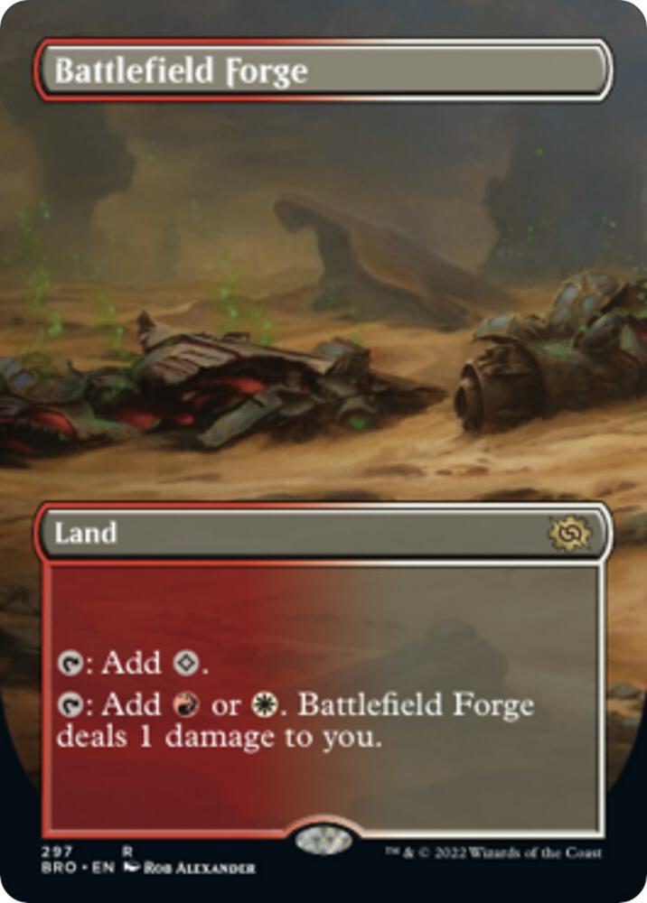Battlefield Forge Borderless (The Brothers' War)  - Foil
