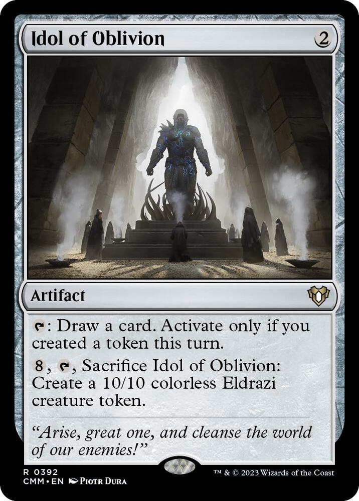 Idol of Oblivion (Commander Masters)  - Foil
