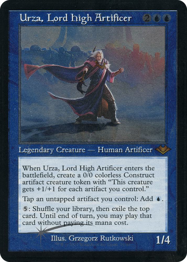 Urza, Lord High Artificer 11 (Modern Horizons)  - Retro Etched Foil